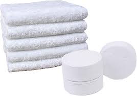 Plain White Large Compressed Towel x150